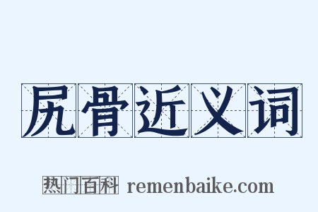 尻骨近义词是什么意思的图片